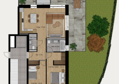 Floorplan appartement 28B