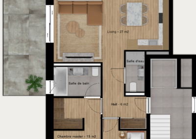 Floorplan Appartement 30C & 30E